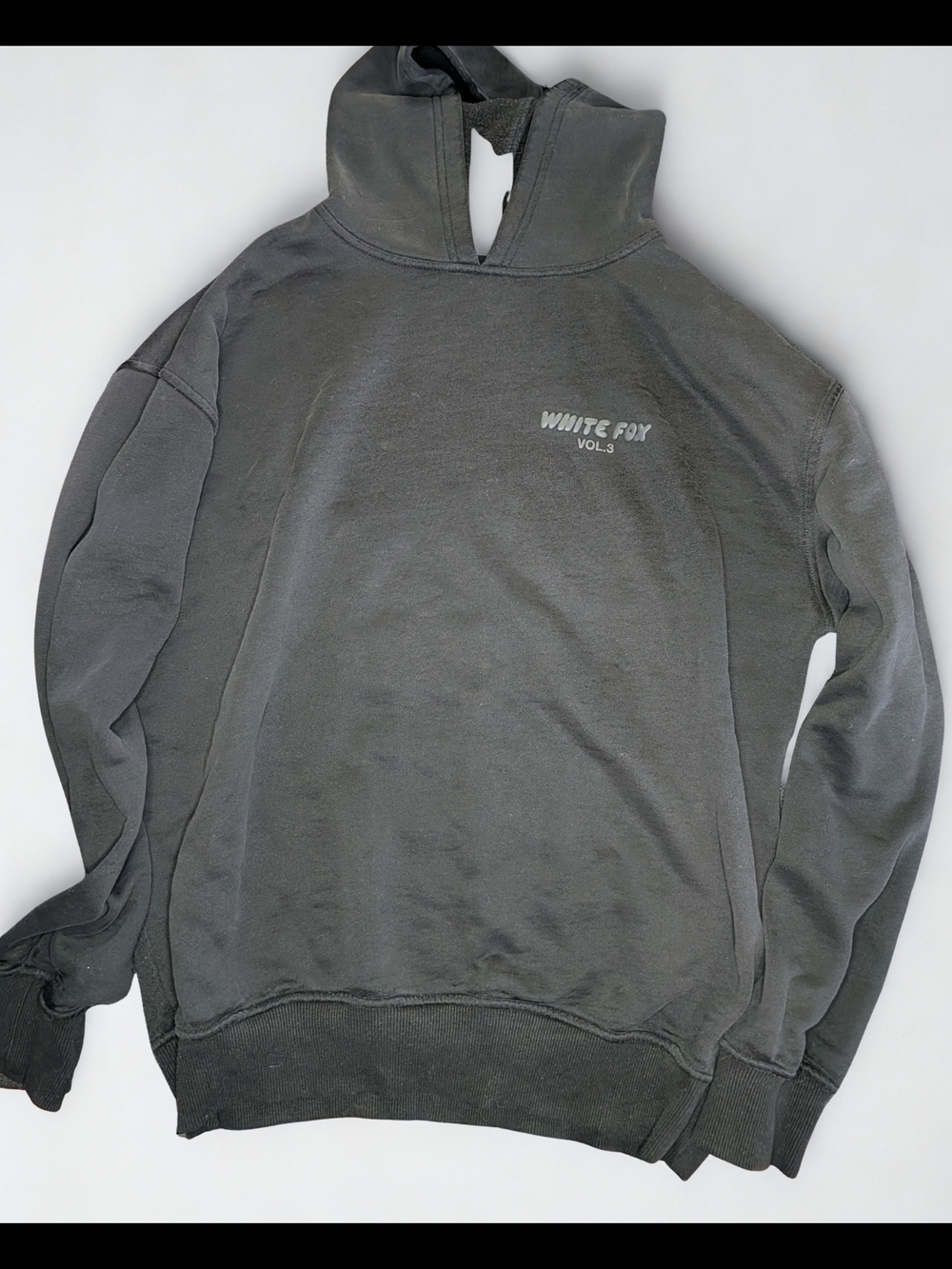 White Fox Boutique Men's Black Half-Zip Pullover